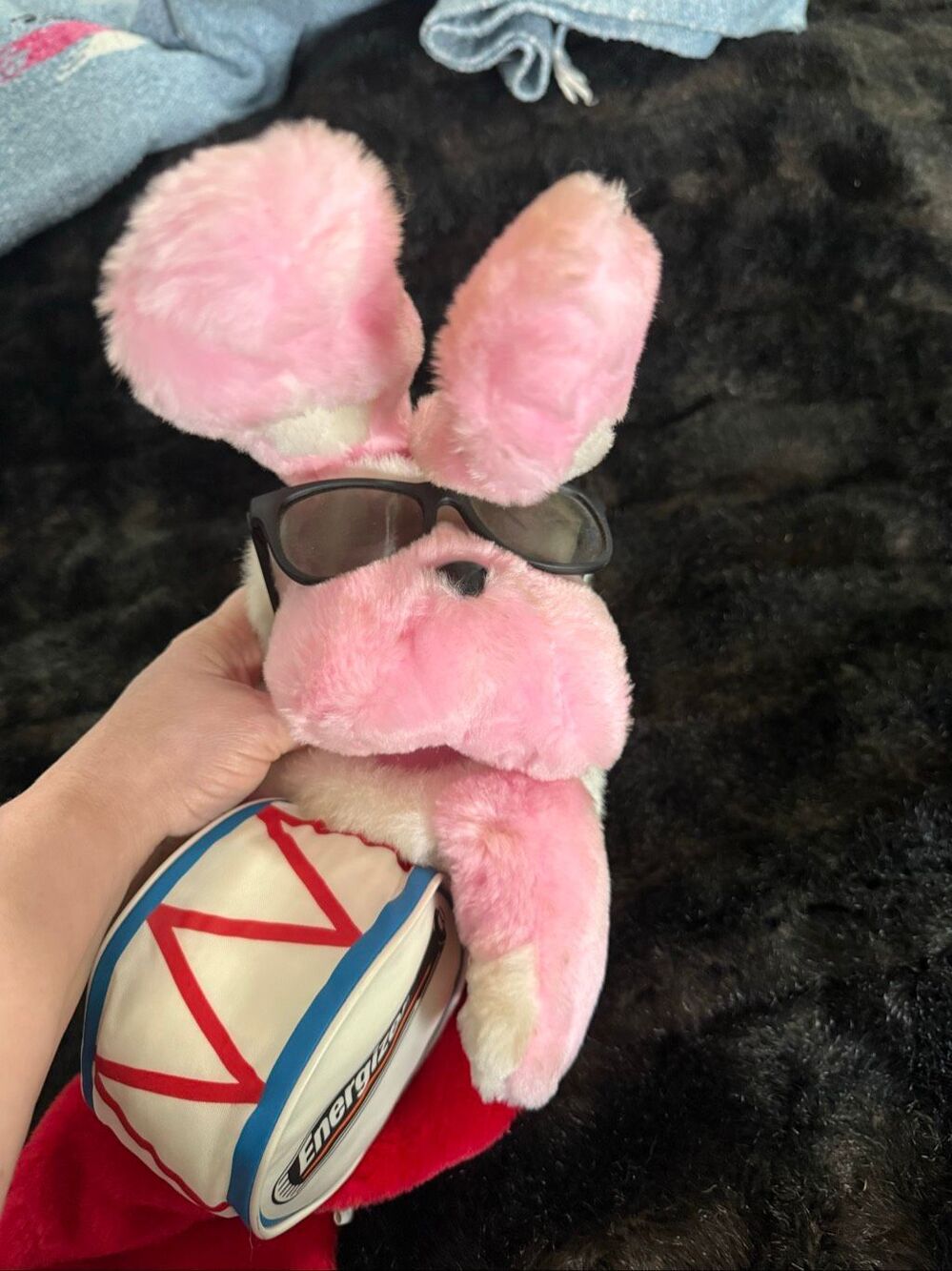 Energizer Battery Bunny Plush Christmas Stocking Large 29" Playing Drum